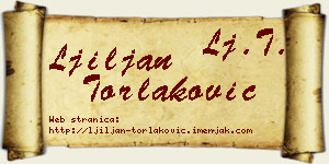 Ljiljan Torlaković vizit kartica